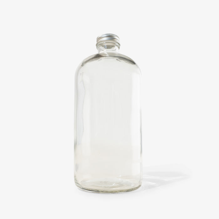 Glass Bottle with Aluminum Lid