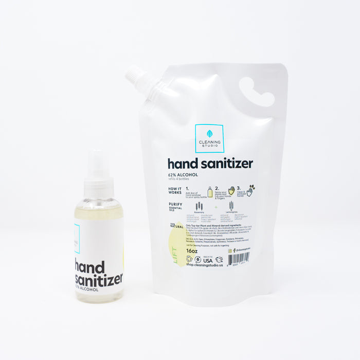 Hand Sanitizer Spray + Refill Bag - Lift Blend Pack | Cleaning Studio