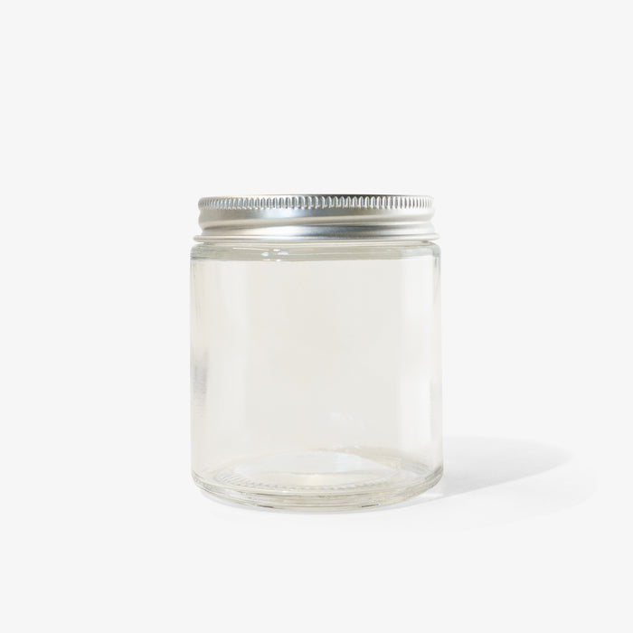 Glass Jar with aluminum lid
