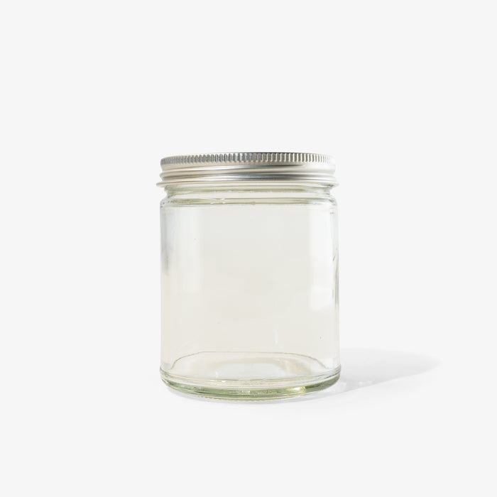 Glass Jar with aluminum lid